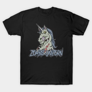 Zombie Unicorn Halloween T-Shirt